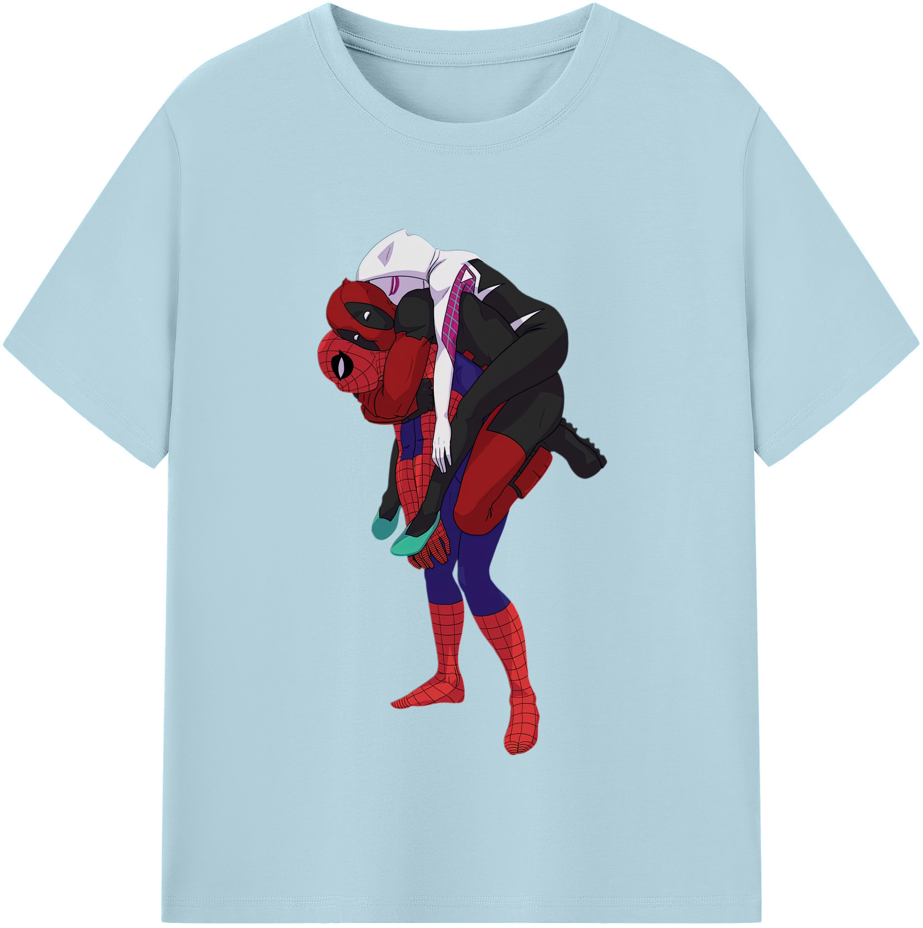 （画像用） Deadpool デッドプール 綿100％半袖Tシャツ（フロントプリント）